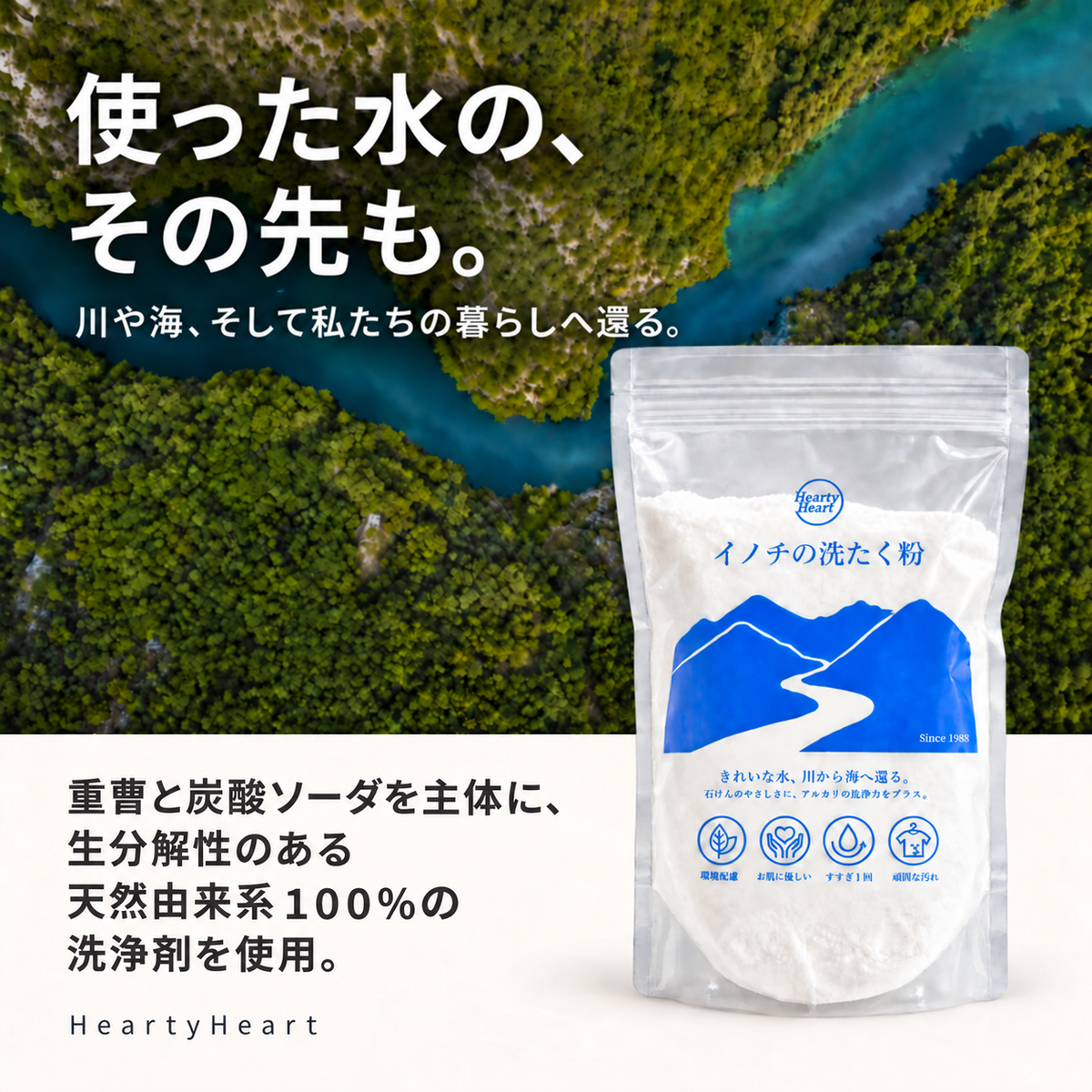 使った水のその先も。
私たちの暮らしへ還る。